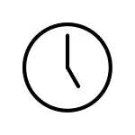 Five O’clock SVG Icon